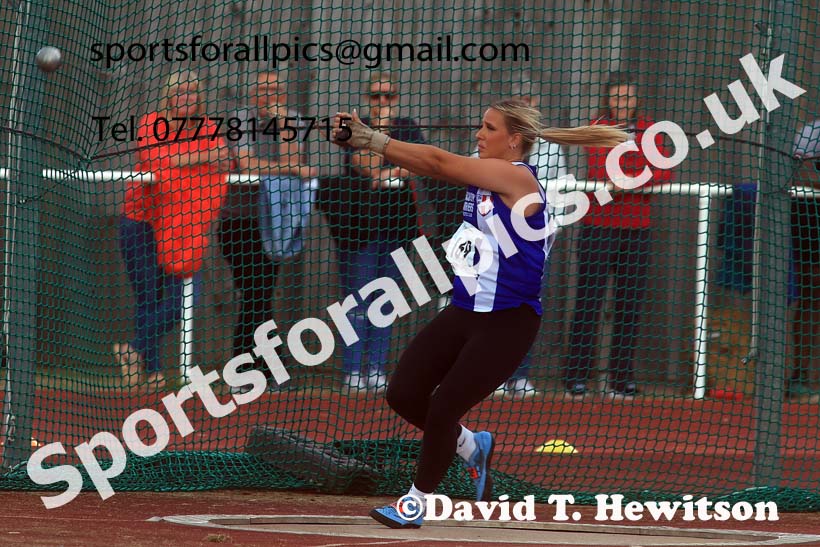 Senior Womens hammer, 2024 Northern Senior and Under-20s Track and Field Champs, Middlesbrough.  Photo: David T. Hewitson/Sports for All Pics